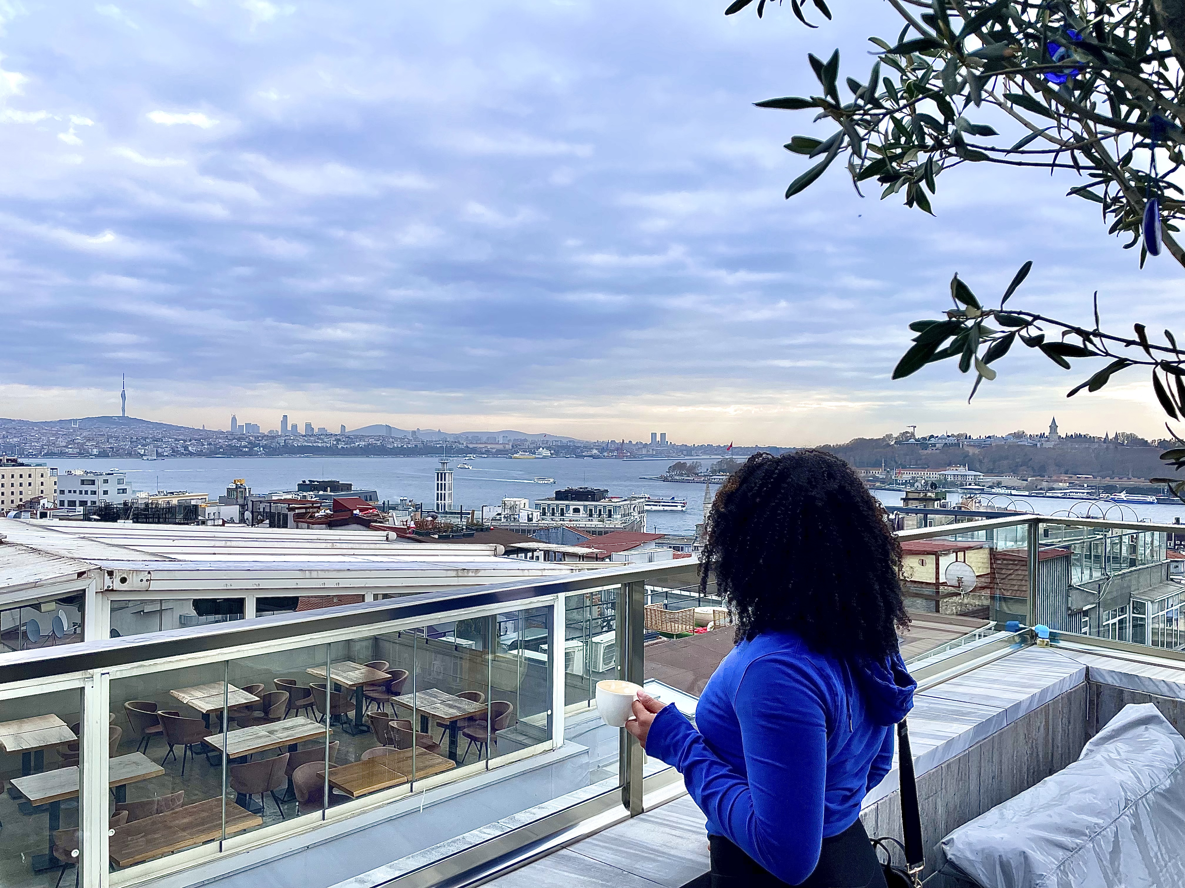 Rooftop overlooking the Bosphorus